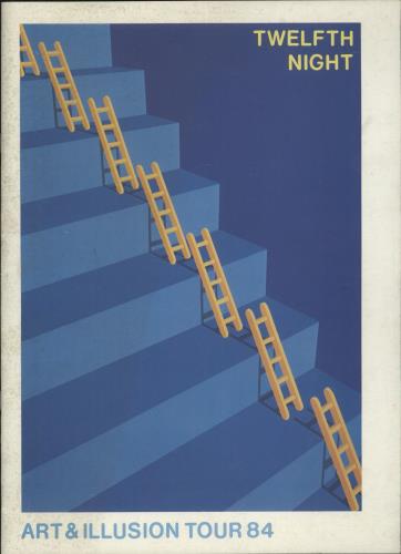 Twelfth Night Art & Illusion + Insert - Shrink & Programme vinyl LP album (LP record) UK TE7LPAR874735