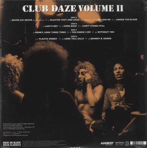 Twisted Sister Club Daze Volume II - 180 Gram White Vinyl - Sealed 2-LP vinyl record set (Double LP Album) UK TWS2LCL872350