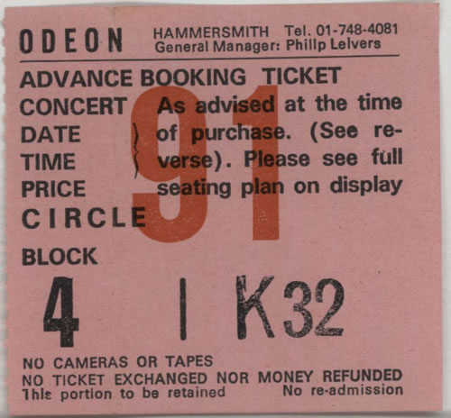 Twisted Sister Come Out And Play + Ticket Stub tour programme UK TWSTRCO596773