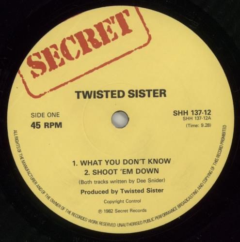 Twisted Sister Ruff Cutts 12" vinyl single (12 inch record / Maxi-single) UK TWS12RU558712