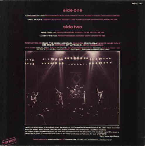 Twisted Sister Ruff Cutts 12" vinyl single (12 inch record / Maxi-single) UK TWS12RU558712