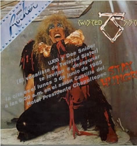 Twisted Sister Stay Hungry picture disc LP (vinyl picture disc album) Mexican TWSPDST180775