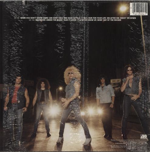 Twisted Sister Under The Blade - Shrink vinyl LP album (LP record) US TWSLPUN465709