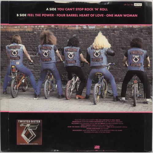 Twisted Sister You Can't Stop Rock'n'roll 12" vinyl single (12 inch record / Maxi-single) UK TWS12YO51136