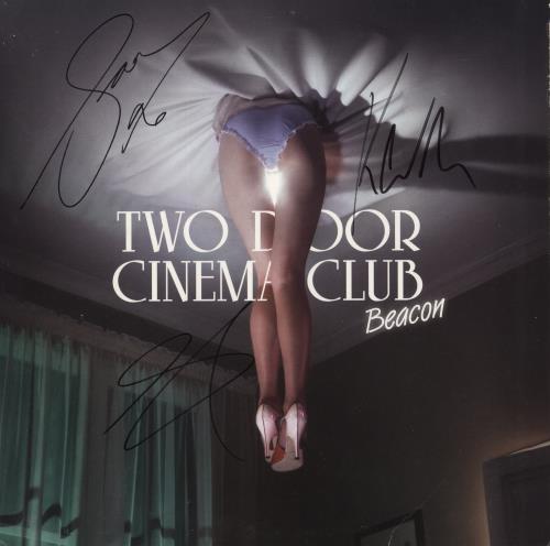 Two Door Cinema Club Beacon - Red Vinyl + CD - Autographed vinyl LP album (LP record) UK SX4LPBE879881