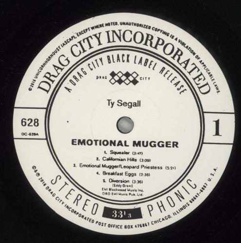 Ty Segall Emotional Mugger + Opened Shrink vinyl LP album (LP record) US YYALPEM887044