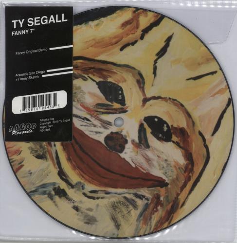 Ty Segall Fanny 7" vinyl picture disc (7 inch picture disc single) US YYA7PFA883455