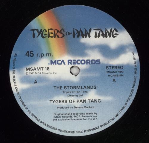Tygers Of Pan Tang Crazy Nights + 12" + Merch Insert - EX 2-LP vinyl record set (Double LP Album) UK TYG2LCR872953