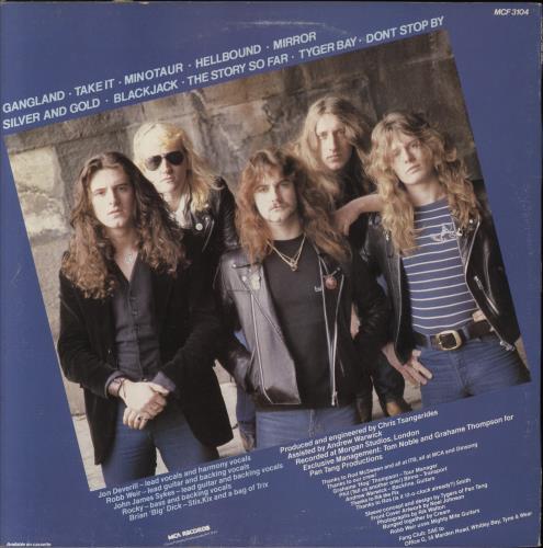 Tygers Of Pan Tang Spellbound vinyl LP album (LP record) UK TYGLPSP606695