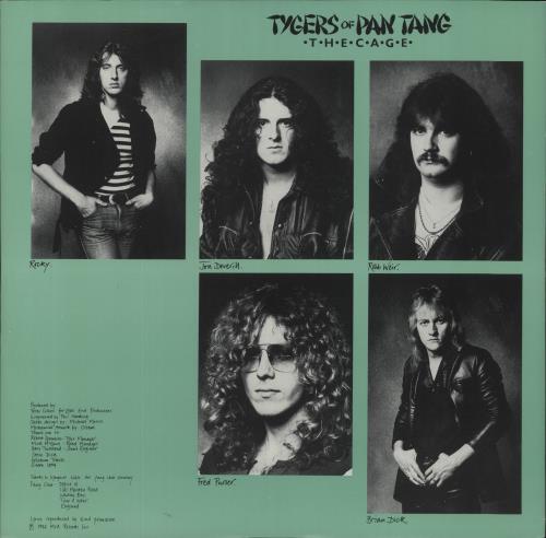 Tygers Of Pan Tang The Cage - Hype-stickered - Insert vinyl LP album (LP record) UK TYGLPTH394846