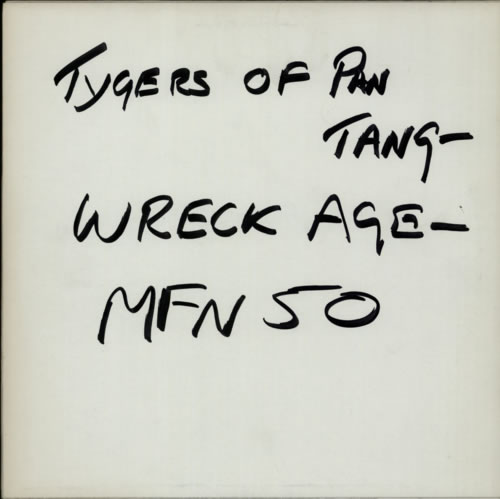 Tygers Of Pan Tang The Wreck-Age vinyl LP album (LP record) UK TYGLPTH600703