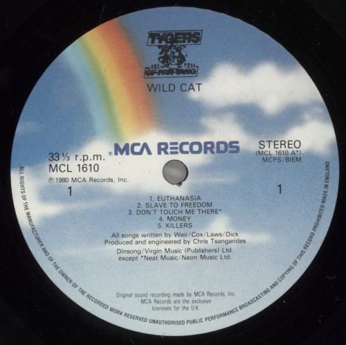 Tygers Of Pan Tang Wild Cat - EX vinyl LP album (LP record) UK TYGLPWI718599