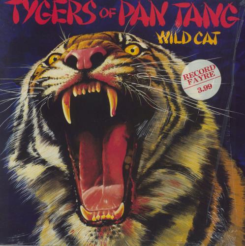 Tygers Of Pan Tang Wild Cat - Shrink vinyl LP album (LP record) UK TYGLPWI830315