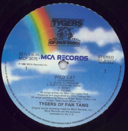 Tygers Of Pan Tang Wild Cat - Shrink vinyl LP album (LP record) UK TYGLPWI830315