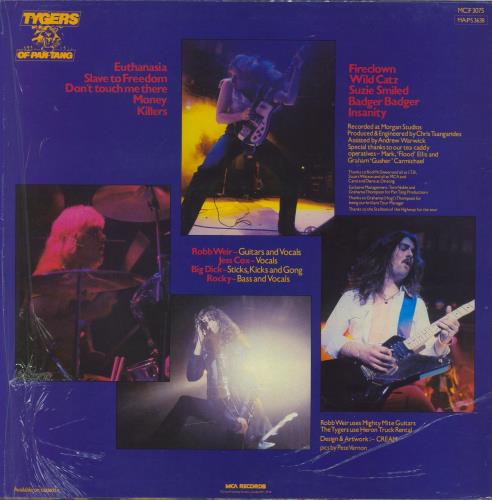 Tygers Of Pan Tang Wild Cat - Shrink vinyl LP album (LP record) UK TYGLPWI830315