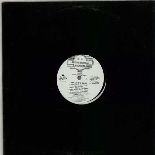 Tyree Turn Up The Bass 12" vinyl single (12 inch record / Maxi-single) US TYR12TU641016