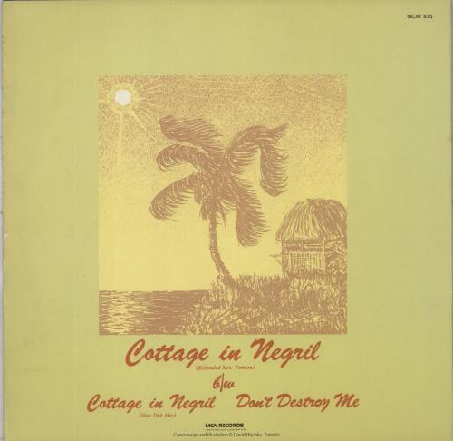 Tyrone Taylor Cottage In Negril 12" vinyl single (12 inch record / Maxi-single) UK TY412CO871210