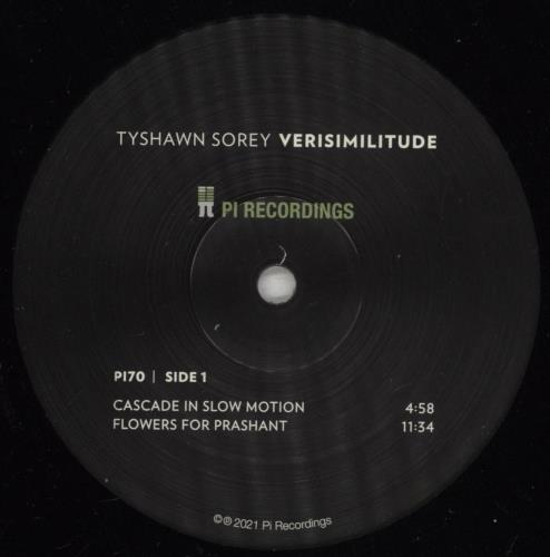 Tyshawn Sorey Verisimilitude vinyl LP album (LP record) US 934LPVE868516
