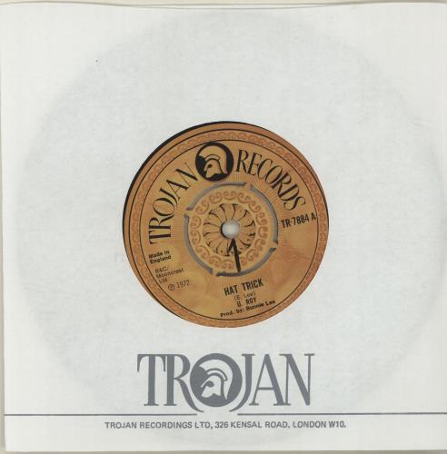 U-Roy Hat Trick 7" vinyl single (7 inch record / 45) UK U-R07HA680539