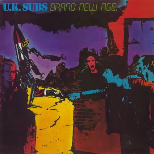 U.K. Subs Brand New Age - Clear Vinyl - EX vinyl LP album (LP record) UK UKSLPBR781129
