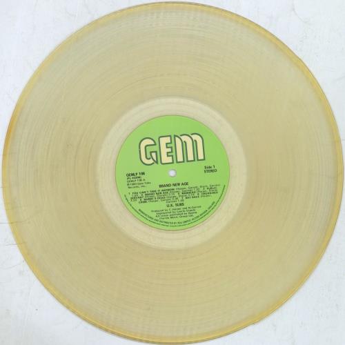 U.K. Subs Brand New Age - Clear Vinyl - EX vinyl LP album (LP record) UK UKSLPBR781129