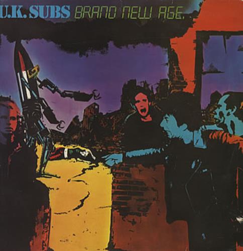U.K. Subs Brand New Age - Clear Vinyl vinyl LP album (LP record) UK UKSLPBR139224