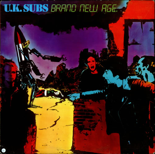 U.K. Subs Brand New Age - Test pressing vinyl LP album (LP record) UK UKSLPBR509711