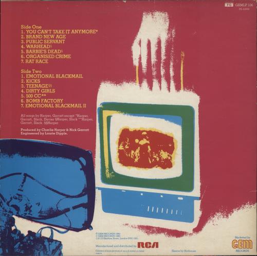 U.K. Subs Brand New Age vinyl LP album (LP record) UK UKSLPBR598381