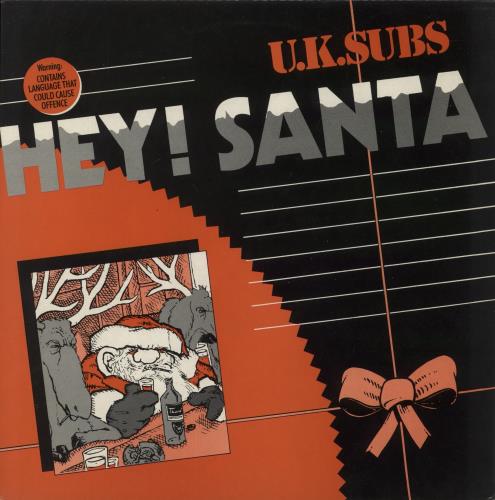 U.K. Subs Hey Santa 12" vinyl single (12 inch record / Maxi-single) UK UKS12HE867414