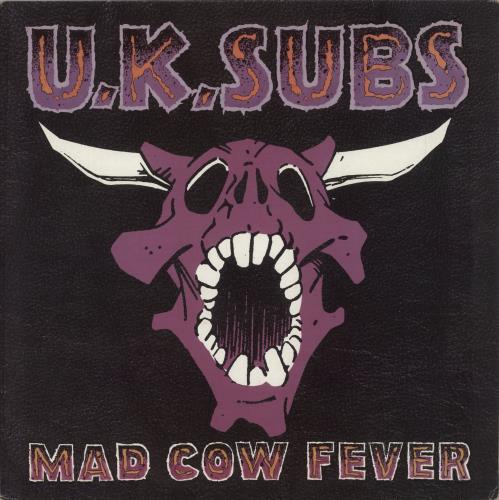 U.K. Subs Mad Cow Fever - Multi-Coloured Vinyl vinyl LP album (LP record) UK UKSLPMA864249