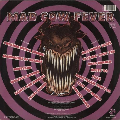U.K. Subs Mad Cow Fever - Multi-Coloured Vinyl vinyl LP album (LP record) UK UKSLPMA864249