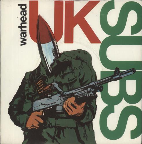 U.K. Subs Warhead 7" vinyl single (7 inch record / 45) UK UKS07WA864155