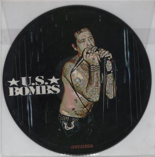 U.S. Bombs Jaks / The Way It Ends 10" Vinyl Picture Disc (10 inch Record Single) US 9G41PJA868446