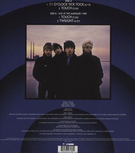 U2 11 O'Clock Tick Tock - Blue Vinyl - RSD 2020 - Sealed 12" vinyl single (12 inch record / Maxi-single) UK U-212OC751214