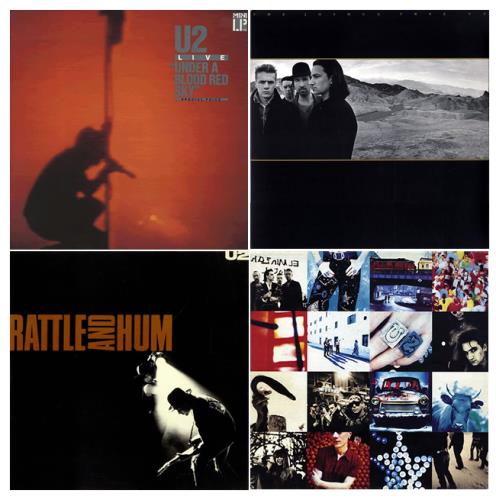 U2 1980-1991 Albums vinyl LP album (LP record) UK U-2LPAL597168