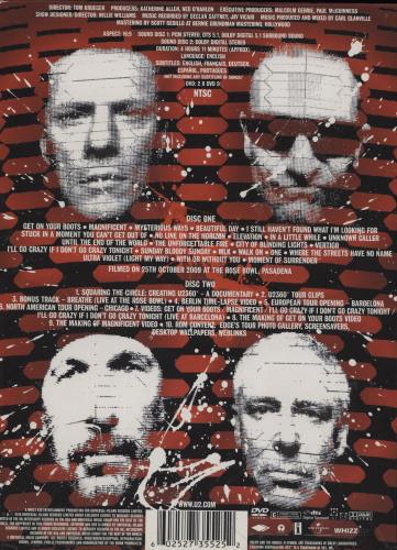 U2 360� At The Rose Bowl - Deluxe Edition DVD UK U-2DDAT503768