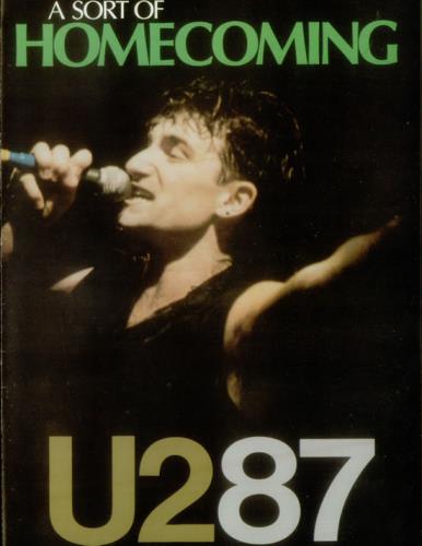 U2 A Sort Of Homecoming tour programme UK U-2TRAS546455