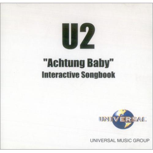 U2 Achtung Baby - Interactive Songbook CD-R acetate UK U-2CRAC427887