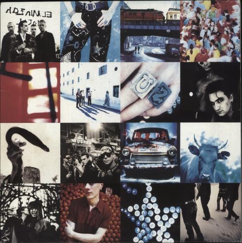 U2 Achtung Baby - Uncensored Sleeve + Inner - EX vinyl LP album (LP record) UK U-2LPAC428889