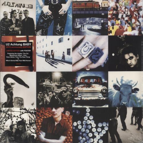 U2 Achtung Baby: Remastered - Sealed 2-LP vinyl record set (Double LP Album) UK U-22LAC877286