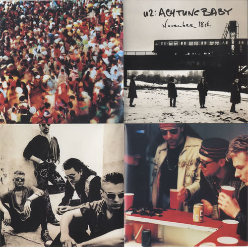 U2 Achtung Baby handbill US U-2HBAC492283