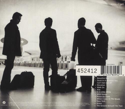 U2 All That You Can't Leave Behind - Numbered CD album (CDLP) UK U-2CDAL166584