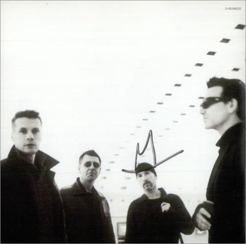 U2 All That You Can't Leave Behind - Signed by Bone & The Edge CD album (CDLP) US U-2CDAL519203