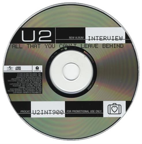 U2 All That You Can't Leave Behind Interview CD album (CDLP) Australian U-2CDAL186754
