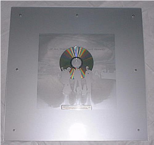 U2 All That You Can't Leave Behind award disc French U-2AWAL213430