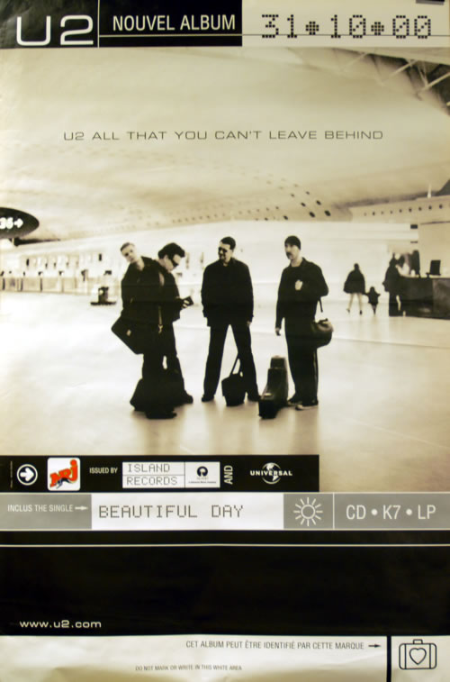 U2 All That You Can't Leave Behind poster French U-2POAL285907