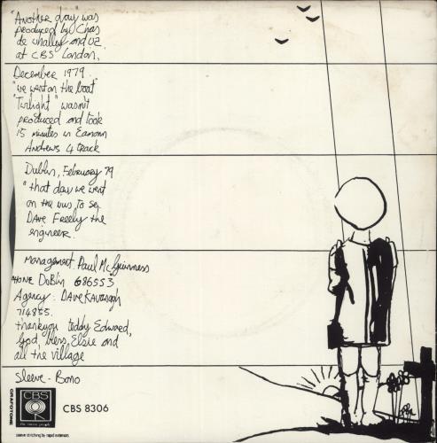 U2 Another Day -  Orange Label - 3rd - Grafotone Sleeve 7" vinyl single (7 inch record / 45) Irish U-207AN864180