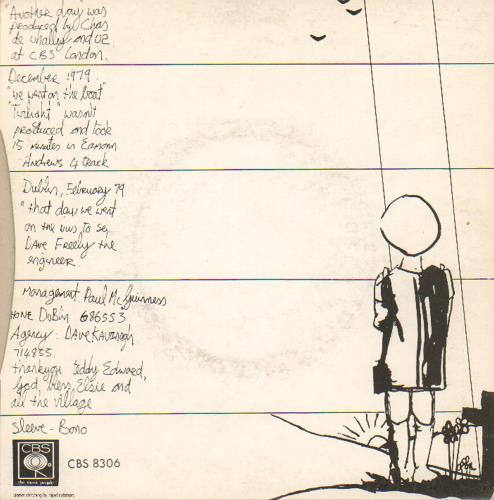 U2 Another Day -  Orange Label - 3rd 7" vinyl single (7 inch record / 45) Irish U-207AN459192