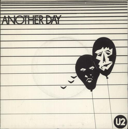 U2 Another Day - Yellow Vinyl - Large Thumb Cut 7" vinyl single (7 inch record / 45) Irish U-207AN865427