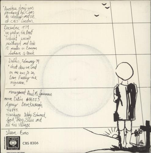 U2 Another Day - Yellow Vinyl - Large Thumb Cut 7" vinyl single (7 inch record / 45) Irish U-207AN865427